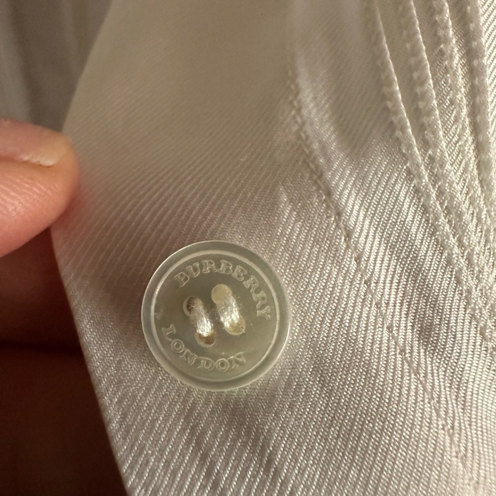 Pure silk Burberry silk dress shirt
